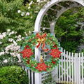  led light diamond painting chistmas wreath decorative 1