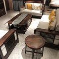 浙江东阳泓宋红木家具 新中式软体红木沙发 现代简约客厅沙发  1