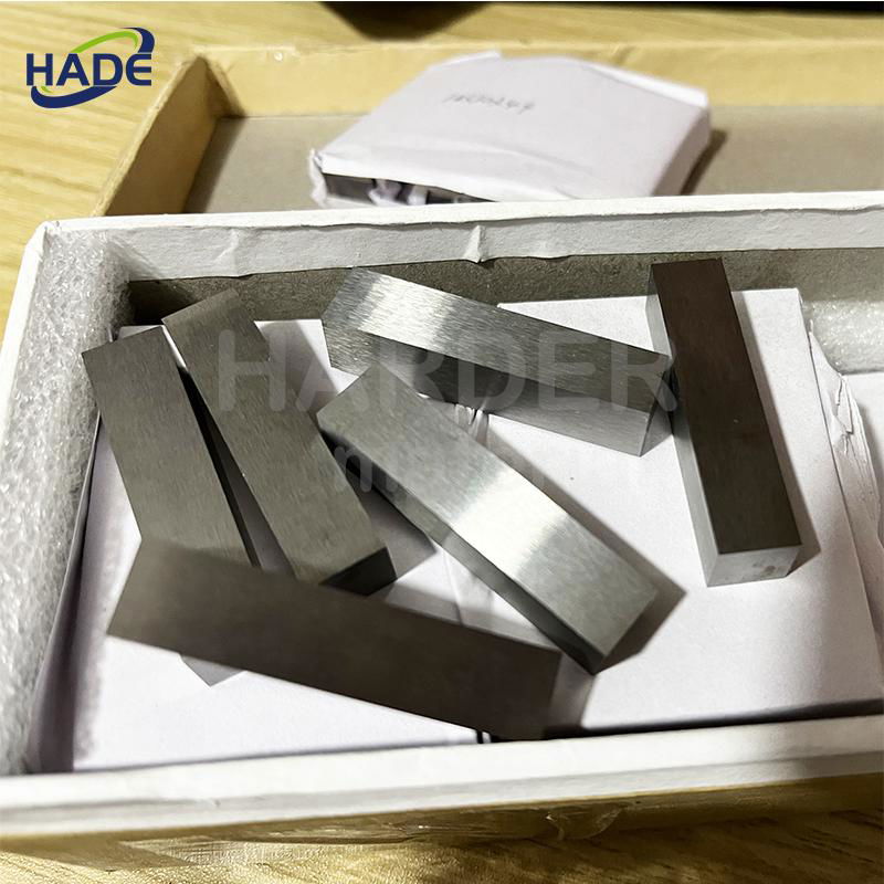 Cemented tungsten carbide square bars strips