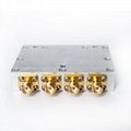 0.8-8GHz precision 4 way power splitter Power Divider with SMA connector 2