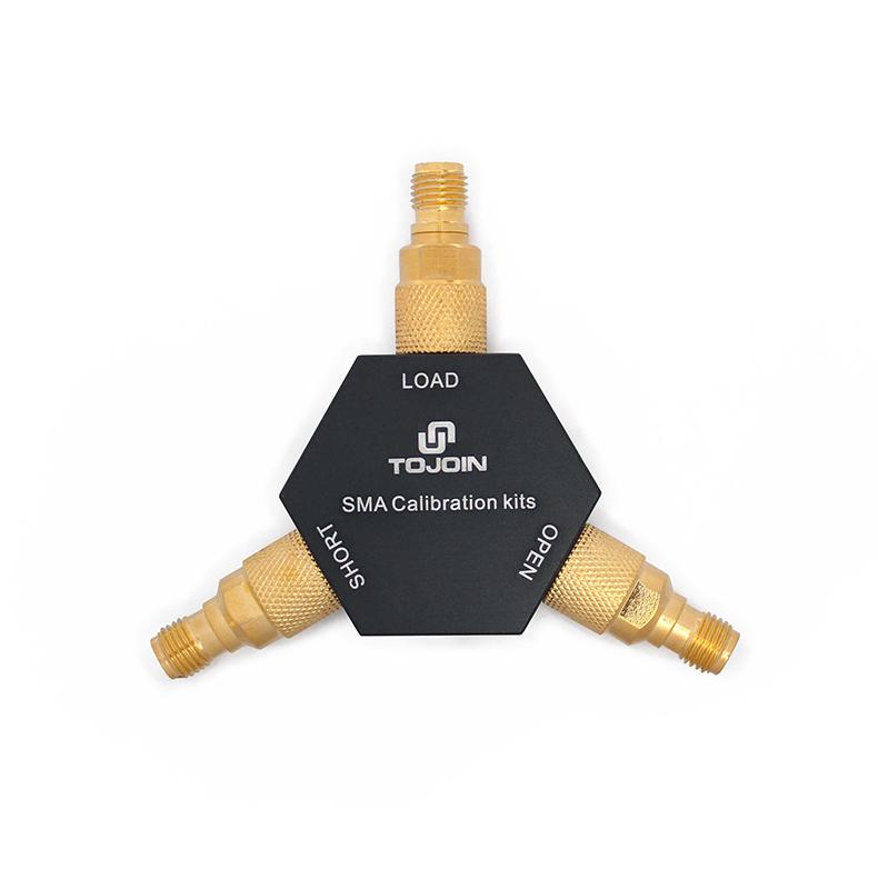 SMA-K Gold-Plated Brass Calibrator for Network Analyzers with Open, Short & Load