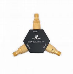 SMA-K Gold-Plated Brass Calibrator for Network Analyzers with Open, Short & Load