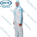 Microporous Heat Sealing Taped Medical Protective Clothing medical coverall 1