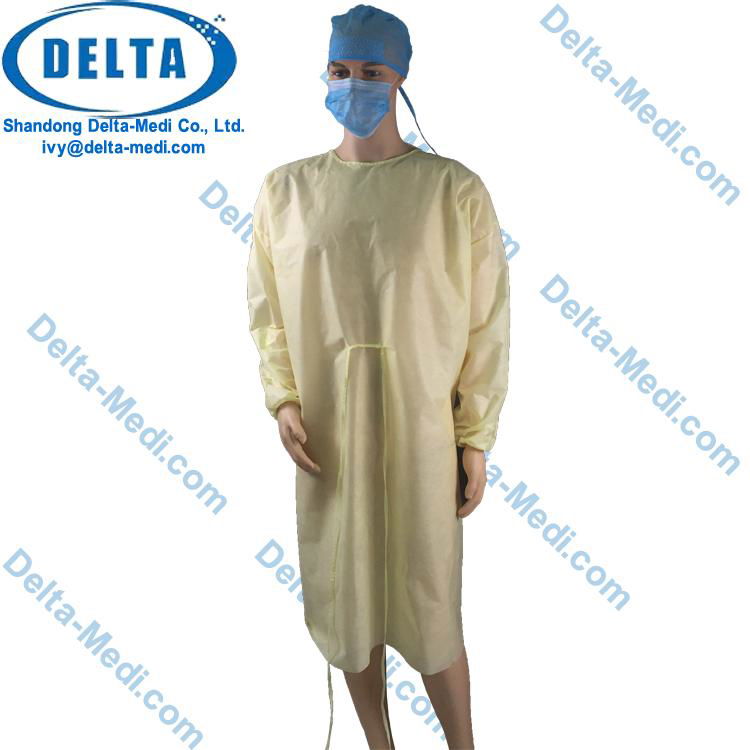 PP SMS Disposable Isolation Gowns Protective Surgery Clothing