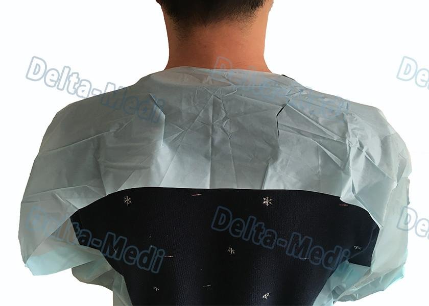Protective Medical Plastic Products Waterproof CPE Gown With Sleeves 3