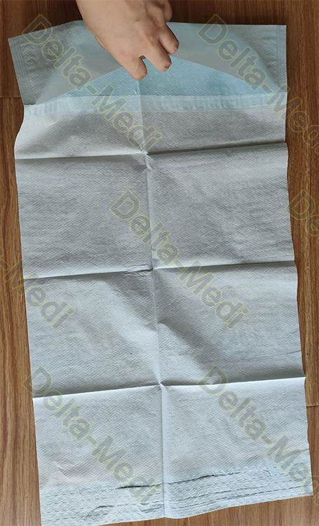 Patient Disposable Paper Bibs With Pocket , 2 Ply / 3 Ply Disposable Bibs 3