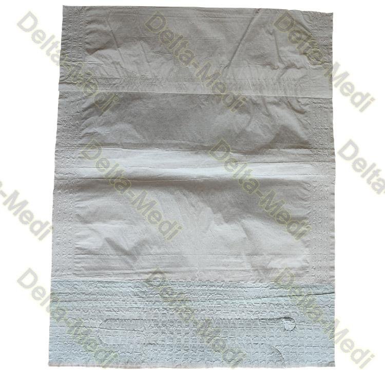 Patient Disposable Paper Bibs With Pocket , 2 Ply / 3 Ply Disposable Bibs