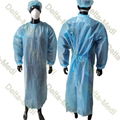 PP coated PE Film disposable isolation gown AAMI Level 2 AAMI Level 3 1