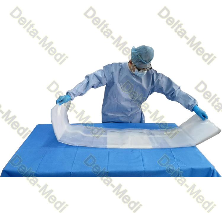 Vertical Isolation Pack Disposable Surgical Pack Transparent Polyethylene Drape