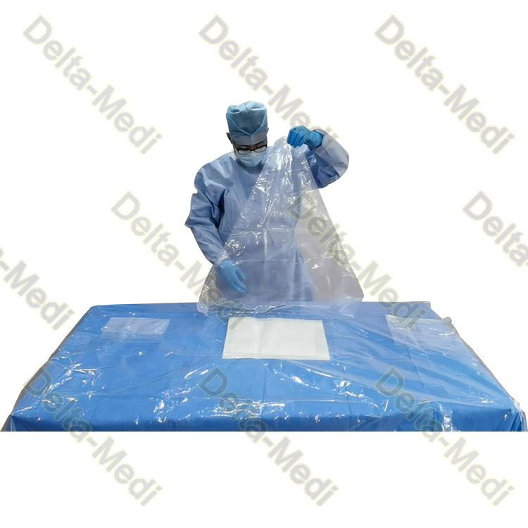 Vertical Isolation Pack Disposable Surgical Pack Transparent Polyethylene Drape 2