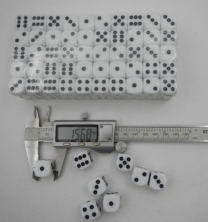 12mm方角骰子色子棋子娛樂色仔賭場遊戲配件骰仔數字篩子 3