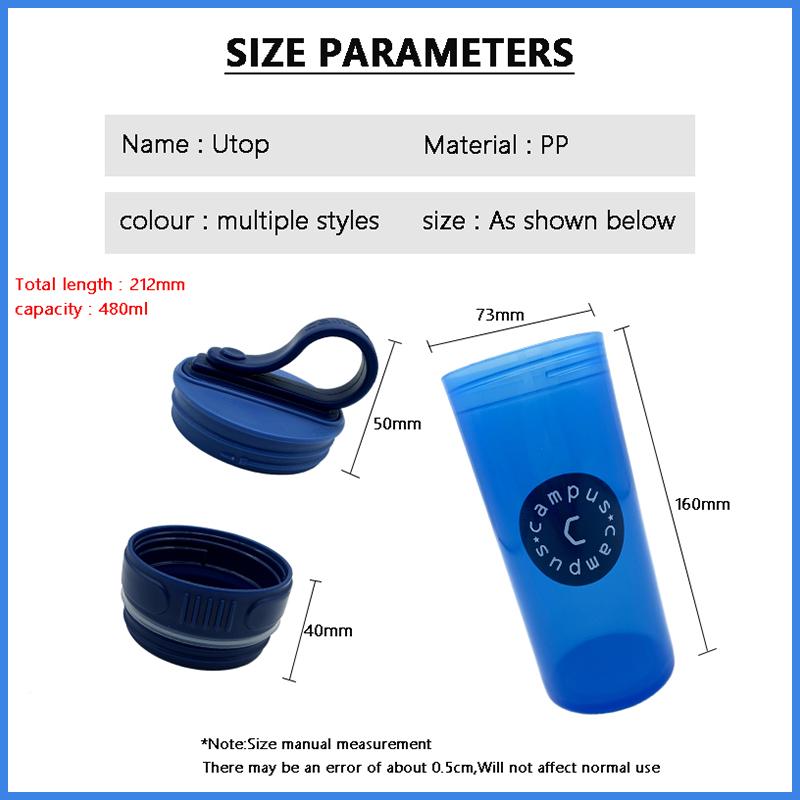 Portable Sofe Handle Carry Plastic Water Bottle 2