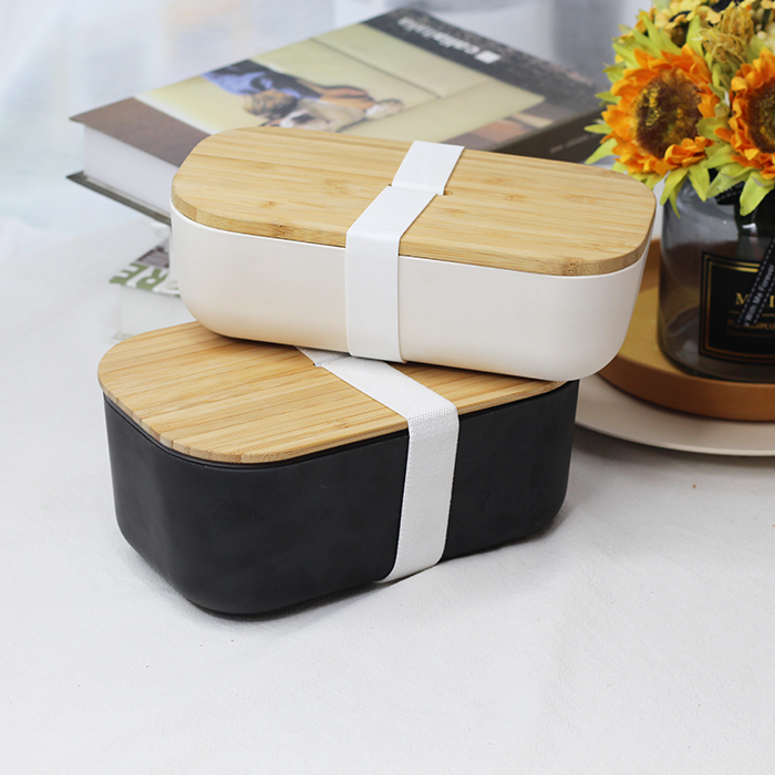 eco friendly custom biodegradable leakproof bamboo fiber lunchbox lunch bento bo 5