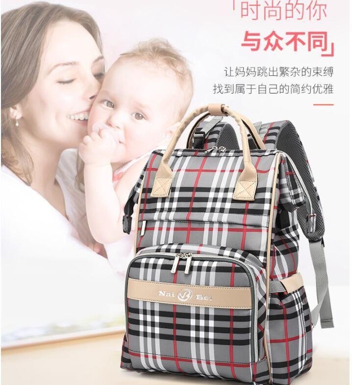 USB rechargeable mother and baby bag portable travel backpack