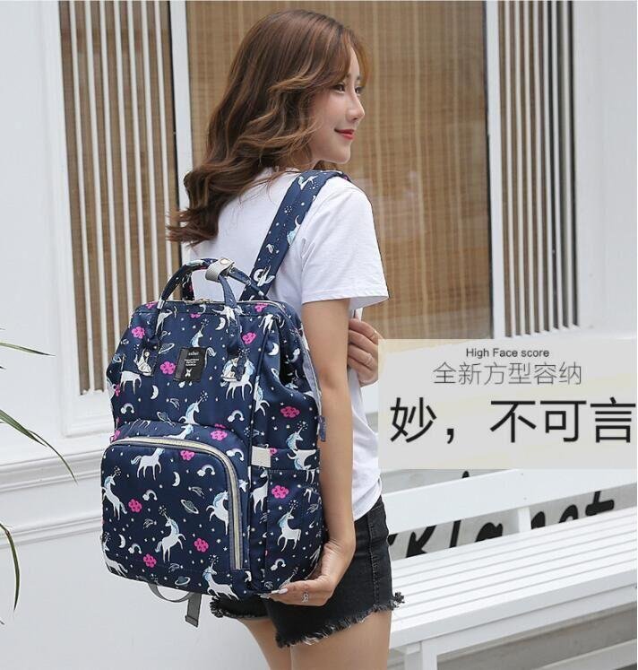 Waterproof Fashion Backpack Backpack Mother and Baby Bag