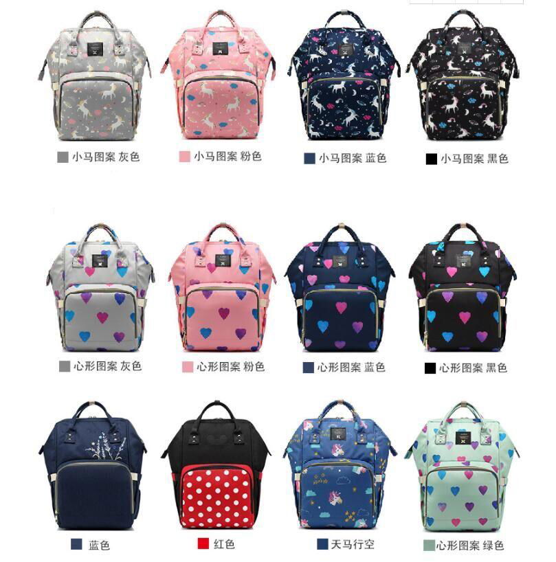 Waterproof Fashion Backpack Backpack Mother and Baby Bag 2