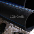 High Density Polyethylene Pipe HDPE  Black HDPE Water Pipe  