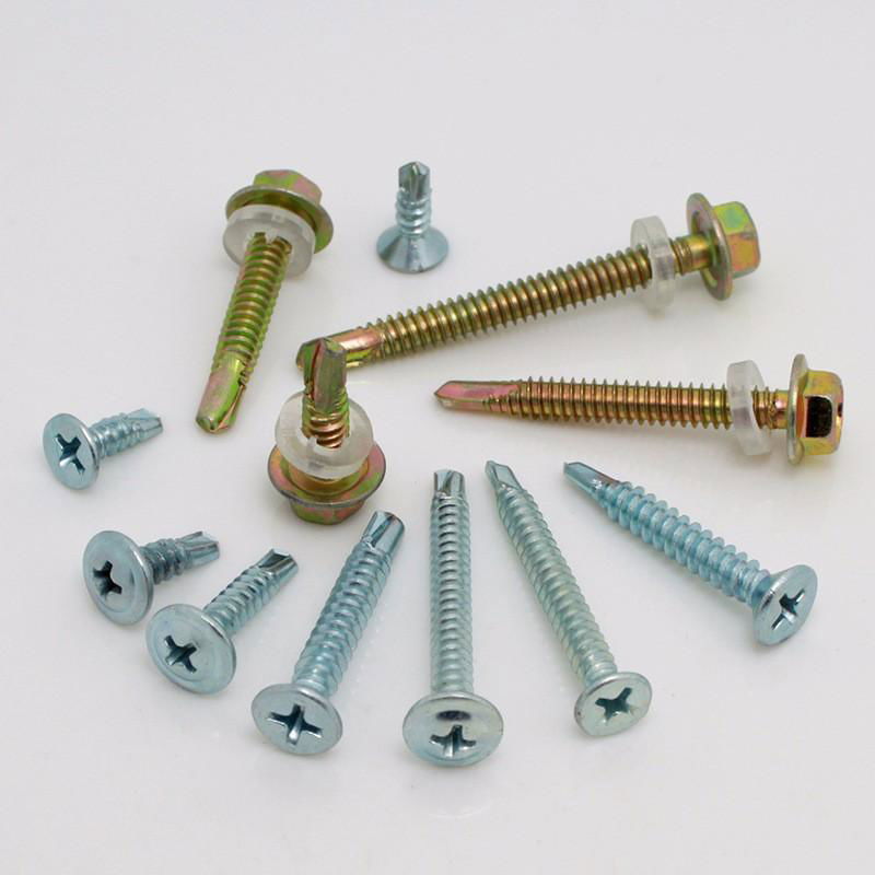 Hexagon washer WAFER self drilling screw zinc C1022 Roofing screw 4