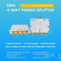 Precision 4 way power splitter Power