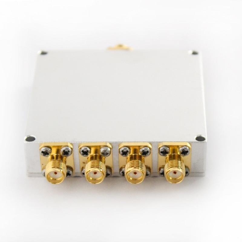Precision 4 way power splitter Power Divider with SMA connector 0.8~8GHz 2