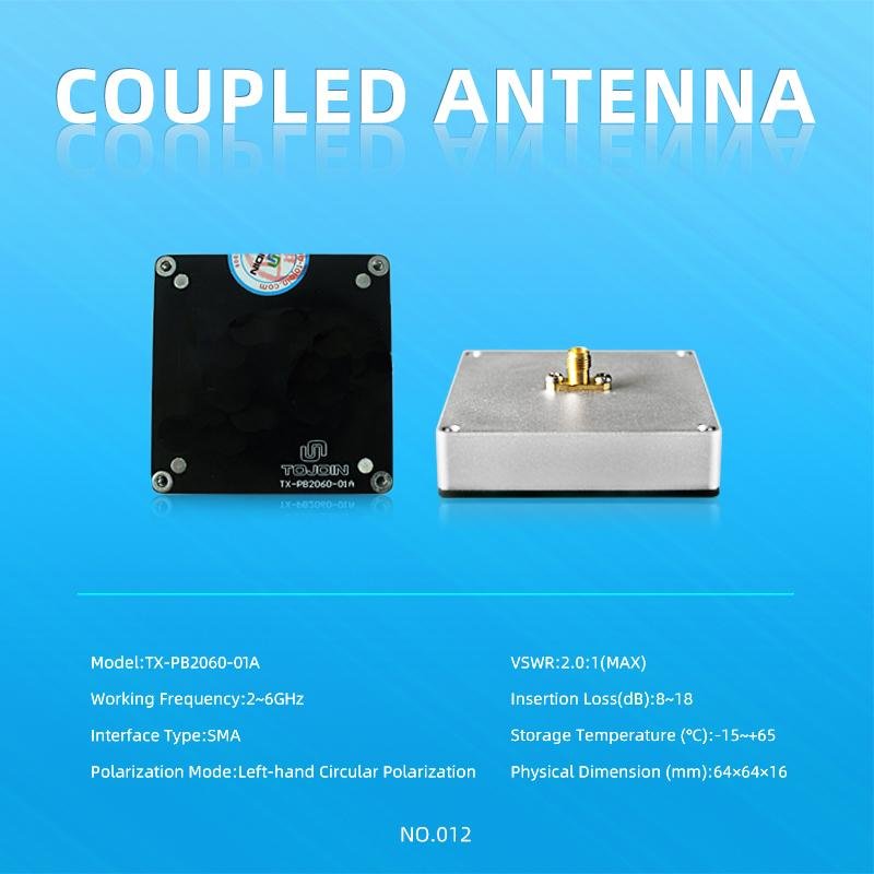 Coupled Antenna SMA connector small for wifi power test