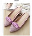 2021 new slippers women's outer wear pointed toe sandals