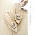 Sandals women fashion pearl rhinestone women shoes Baotou sandals 1