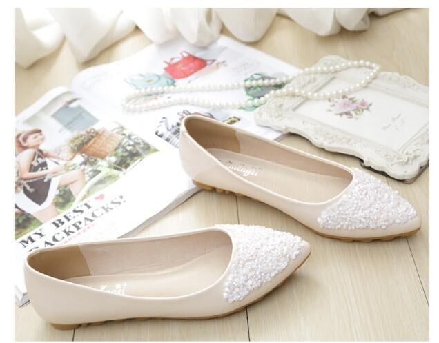 2021 fall new pointed shallow mouth single shoes sequins 5