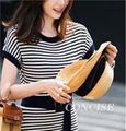 French classic striped thin knit skirt