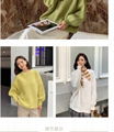 Korean women's knit sweater loose lazy style all-match sweater women  3
