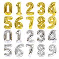 100cm 40inch 0-9 number foil balloon Hot selling helium mylar balloons