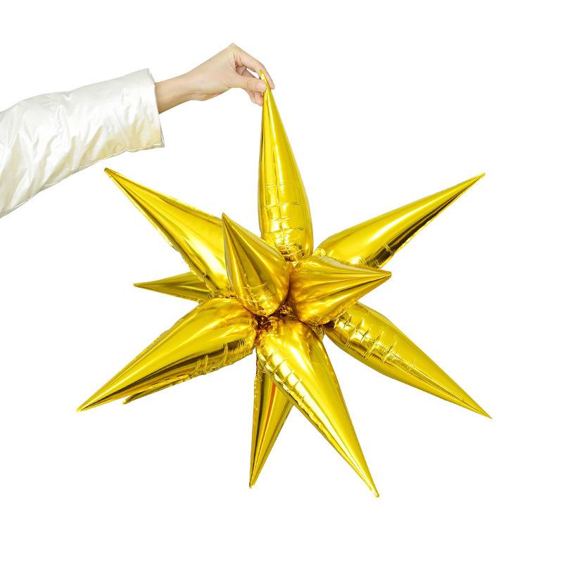 12 pointed star balloons For Party set Decoration Starbur Exploding Star droplet 3