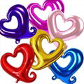 18inch hook heart foil mylar helium balloons for party weeding decorations 2