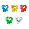 18inch hook heart foil mylar helium balloons for party weeding decorations 3
