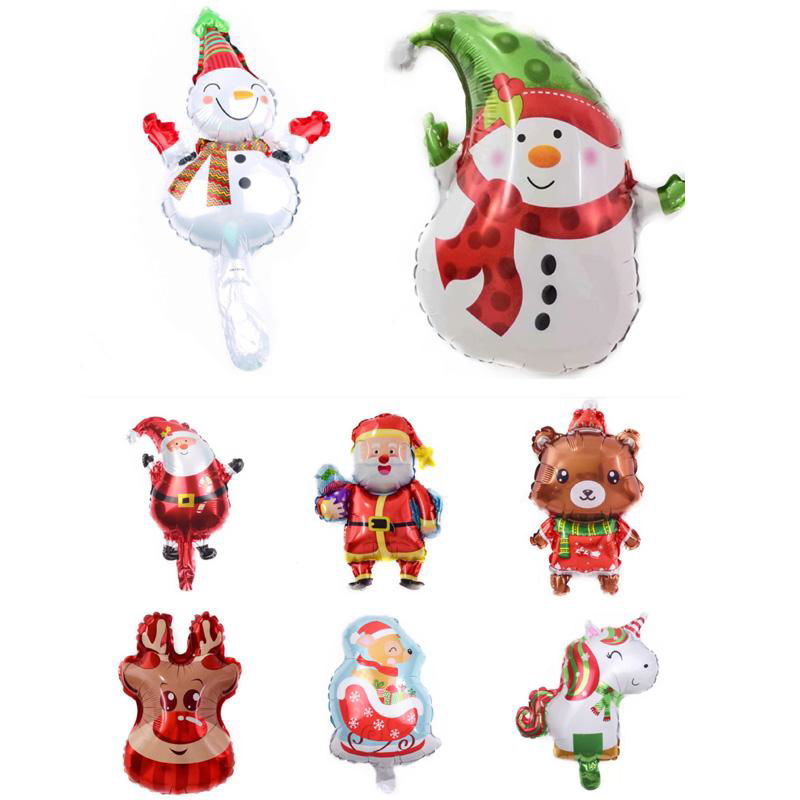 2021 new Mini Christmas Decoration Foil Balloons Mylar Helium Balloon 3