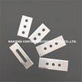 Round corner tungsten steel three-hole slitting blade 2