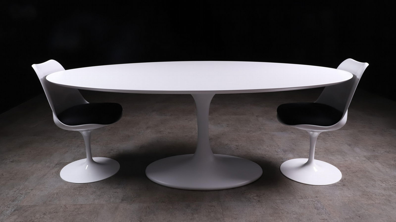 Tulip Table Oval Tulip Table Carrara Marble Dining Table base 3