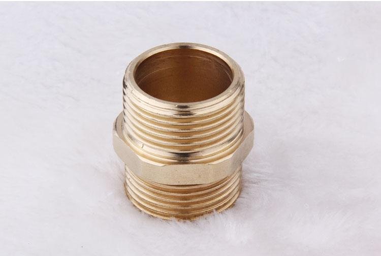 Manufacturer directly Lead Free Copper pipe fitting PEX nipples brass fitting Ma 4
