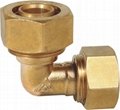 OEM Forged 1/2" BRASS EQUAL TEE ALUMINIUM MULTILAYER PIPE FITTINGS PEX PIPE FITT 1