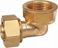 OEM Forged 1/2" BRASS EQUAL TEE ALUMINIUM MULTILAYER PIPE FITTINGS PEX PIPE FITT 5