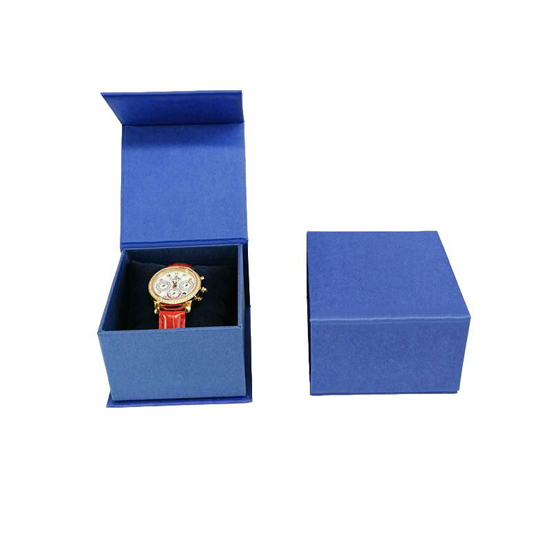 订制纸品手表盒简约大气翻盖手表包装礼品盒 3