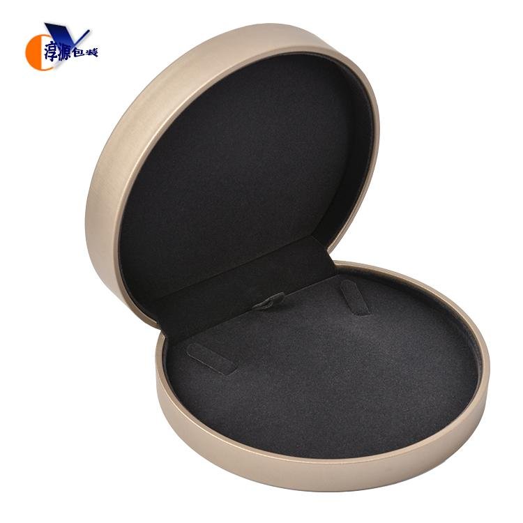 High End Pu Leather Custom Made jewelry packaging transparent ring box