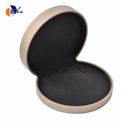 High End Pu Leather Custom Made jewelry packaging transparent ring box