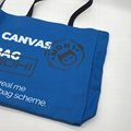 custom logo tote shopping bag canvas bag  5