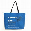 custom logo tote shopping bag canvas bag