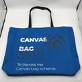 custom logo tote shopping bag canvas bag  2