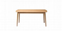 DT12 Dining Table Modern Nordic Wooden Table Solid Wood Table