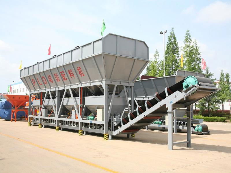 Modular container-design mixing plant with conveyor loading 4