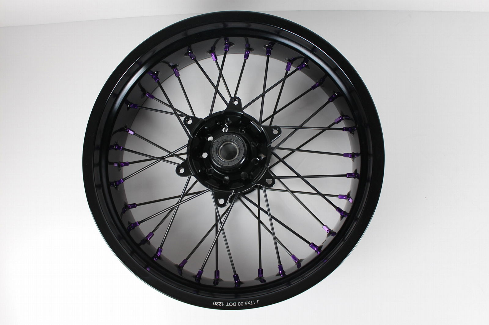 High quality aluminum alloy 17 inch motorcycle spoke wheels for supermoto 3