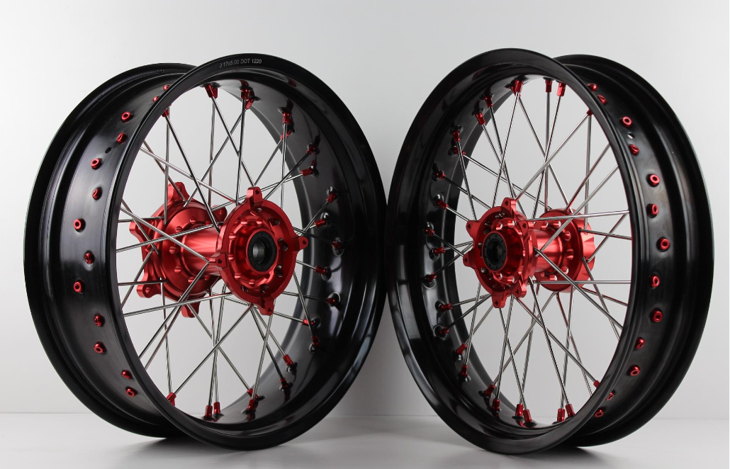 Great quality aluminum alloy 17 inch supermoto wheels for Yamaha 4